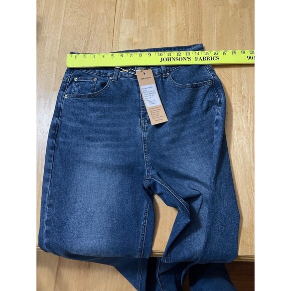 HDLTE Boyfriend Jeans Size 10 Dark Blue New With Tag - Picture 6 of 7
